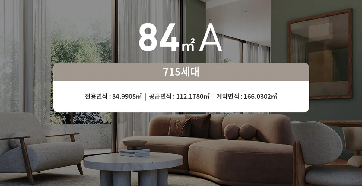 84제곱a타입 세대수